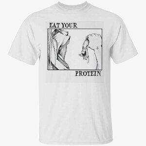 Eat Your Protein AOT Retro Anime Fan Collector Classic Graphic Statement Gift 05